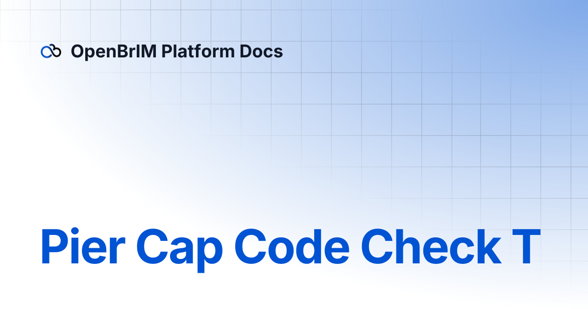 Pier Cap Code Check T | Examples | OpenBrIM Platform Docs